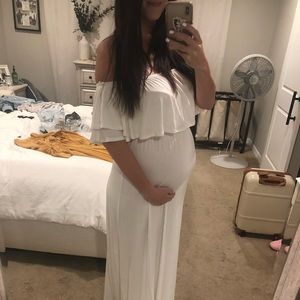 New with tags white maternity dress